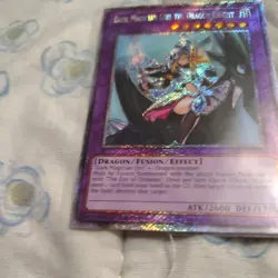 Yugioh Dark Magician Girl the Dragon Knight Platinum Secret Rare RA03 - Image 2