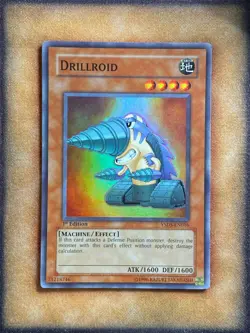Yugioh Drillroid YSDS-EN016 Super Rare 1st Ed NM - Image 1
