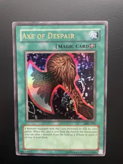 Yugioh Axe Of Despair MRL-002 Ultra Rare Unlimited Edition HP - Image 1
