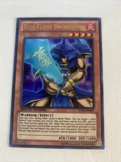 Blue Flame Swordsman - LC04-EN001 - Ultra Rare - Limited Yugioh - Mod Played - Image 1
