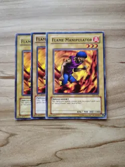 Yu-Gi-Oh! - Flame Manipulator 3X - Full Playset - Image 1