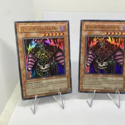Yugioh Dark Ruler Ha Des RP02-EN052/DE052 Ultra Rare Playset Near Mint - Image 3