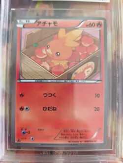 Pokemon Card Shiny Collection Flemmli Torchic Holo 2013 Japanese BGS Beckett 8 - Image 3