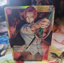 SHANKS SEC English One Piece - Romance Dawn SECRET RARE CARD TCG HOT🔥Op01-120 - Image 1