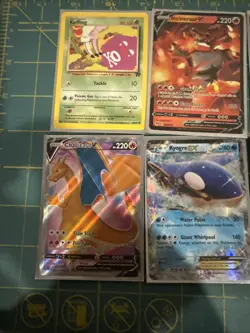 Pokemon Holo Cards+Art Rares, Charizard, + Fossil Edition Card +75% Full Binder - Image 1