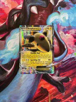 Pokemon TCG Ampharos EX Card Ancient Origins 27/98 - Image 1