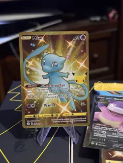 Pokemon TCG Celebrations Mew Gold Full Art Holo Card 25/25 Secret Rare - Image 1