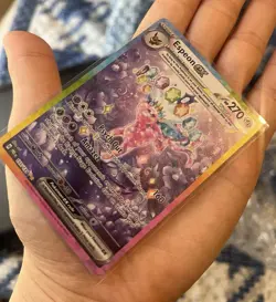Pokemon TCG Espeon EX Prismatic Evolutions Holo Card 155/131 Mint+ Condition - Image 5