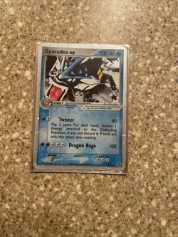 Pokemon TCG Card ex Fire Red Leaf Green Gyarados ex 109/112 Holo Ultra Rare - Image 1