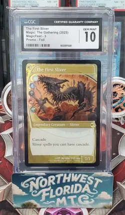 CGC Gem Mint 10 - Magic Fest 2025 - The First Sliver (Foil) Future Sight Promo - Image 1