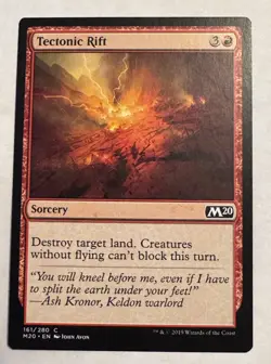 Tectonic Rift (161) Core Set 2020 M20 MTG Magic The Gathering LP - Image 1
