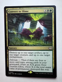 Convert to Slime #0037 (NM) Commander: Duskmourn DSC Magic MTG - Image 1