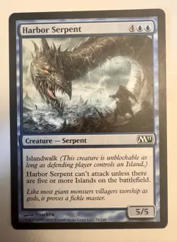 Harbor Serpent (056) Magic 2011 M11 MTG Magic - Image 1