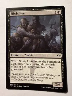 Sibsig Host (082) Fate Reforged FRF MTG Magic - Image 1