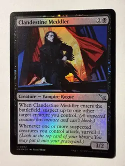MTG Clandestine Meddler (82/462) Murders at Karlov Manor LP FOIL - Image 1