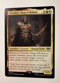Theoden, King of Rohan #233 (NM) Lord of the Rings LTR Magic MTG - Image 1