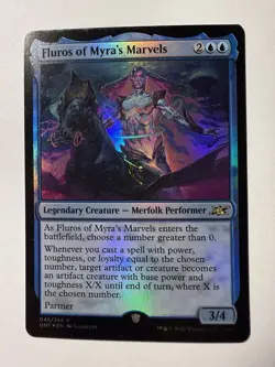 1x Fluros of Myra's Marvels - Regular Foil LP, English Unfinity MTG Magic - Image 1