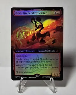 MTG Zuko, Firebending Master Extended Art Foil Avatar: The Last Airbender NM - Image 1