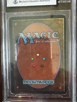 Magic The Gathering 1994 MTG Revised Shivan Dragon Beckett 5.5 EX-MT Rare - Image 2