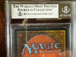 Magic The Gathering 1994 MTG Revised Shivan Dragon Beckett 5.5 EX-MT Rare - Image 4