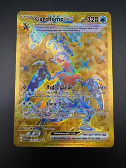 Pokemon TCG: Garchomp ex 260/182 Paradox Rift Gold Hyper Rare - Image 1