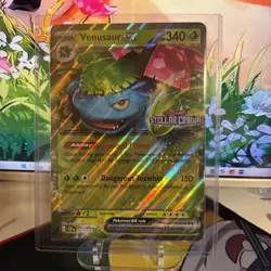 Jumbo Venusaur ex Stellar Crown Stamped Pokemon GameStop Exclusive Promos - Image 1
