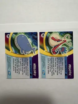 Topps 2004 Pokemon Advanced Challenge Milotic #48 + Wailord #84 - Image 2