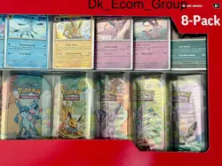 Pokemon TCG Prismatic Evolutions Costco 8 Mini-Tin Bundle w/ Promo Cards SEALED - Image 4