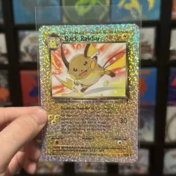 2002 Pokemon DARK RAICHU [BOX TOPPER] S3/S4 - LC Reverse Holo - Oversized Jumbo - Image 1