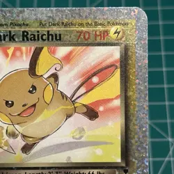 2002 Pokemon DARK RAICHU [BOX TOPPER] S3/S4 - LC Reverse Holo - Oversized Jumbo - Image 3