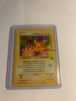 Birthday Pikachu Holo 24 Celebrations Classic Collection Pokemon 2021 NM - Image 1