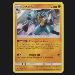 Lucario 67/156 Ultra Prism Holo Rare Pokemon TCG NM 🔥 - Image 1