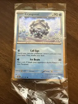 Pokemon Cryogonal Holiday Calendar 047/191 Surging Sparks Holo Sealed - Image 1