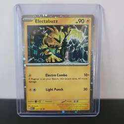 Pokemon TCG Electabuzz Pokemon Promos 125/165 Holo Promo Cosmos Holo Rare Promo - Image 1