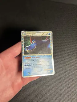 Pokemon TCG Feraligatr (Prime) 108/123 Heartgold & Soulsilver Holo Damaged - Image 5