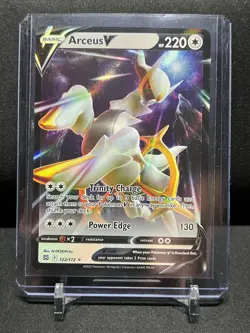 Arceus V 122/172 Ultra Rare Holo Pokemon 2022 Brilliant Stars - NM - Image 1