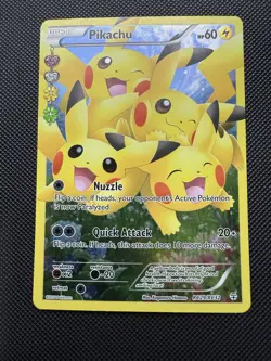 Pikachu Full Art Rare RC29/RC32 Pokemon TCG Generations Radiant Collection 2016 - Image 1