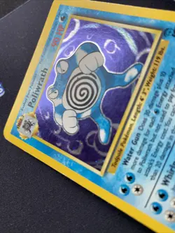Pokemon TCG Poliwrath Base Set 2 15/130 (Blue Dot Error) Holo Rare LP. - Image 4