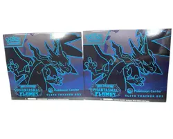 Phantasmal Flames Pokemon Center ETB Elite Trainer Box Lot of 2 Sealed In Hand - Image 1