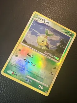 ### Turtwig 103/130 D&P Burger King Stamped Reverse Holo Pokemon Vintage TCG - Image 4
