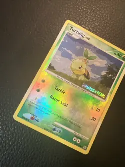 ### Turtwig 103/130 D&P Burger King Stamped Reverse Holo Pokemon Vintage TCG - Image 5
