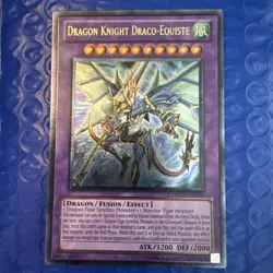Dragon Knight Draco-Equiste ULTIMATE RARE Holo DREV-EN038 - Image 1