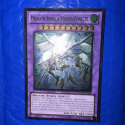 Dragon Knight Draco-Equiste ULTIMATE RARE Holo DREV-EN038 - Image 3