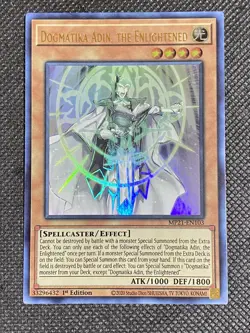YuGiOh! - Dogmatika Adin, the Enlightened MP21-EN103 Ultra Rare 1st Edition NM - Image 1