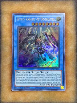 Yugioh White Knight of Dogmatika LIOV-EN032 Ultra Rare 1st Ed NM - Image 1