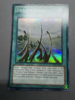 Yu-Gi-Oh! Dragon Shrine Super Rare 1st Edition SDBE-EN019 LP - Image 1