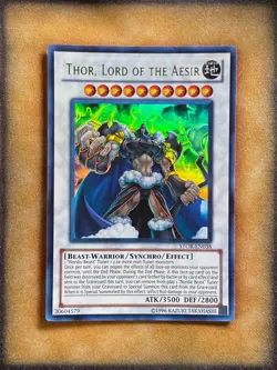 Yugioh Thor, Lord of the Aesir STOR-EN038 Ultra Rare NM - Image 1