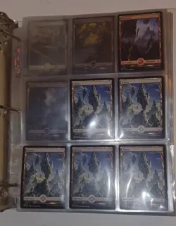 Lot of 35x Full Art Magic The Gathering Land Cards in 3 Ring Binder - See below! - Image 5