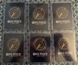 One Piece TCG Promo Lot 6 Cards. Illustration Nami X 4 And Schoolboy Luffy X2 - Image 2