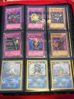 Pokemon 95 card vintage bulk lot TCG, Topps & YuGiOh MP-DMG Binder not included - Image 4